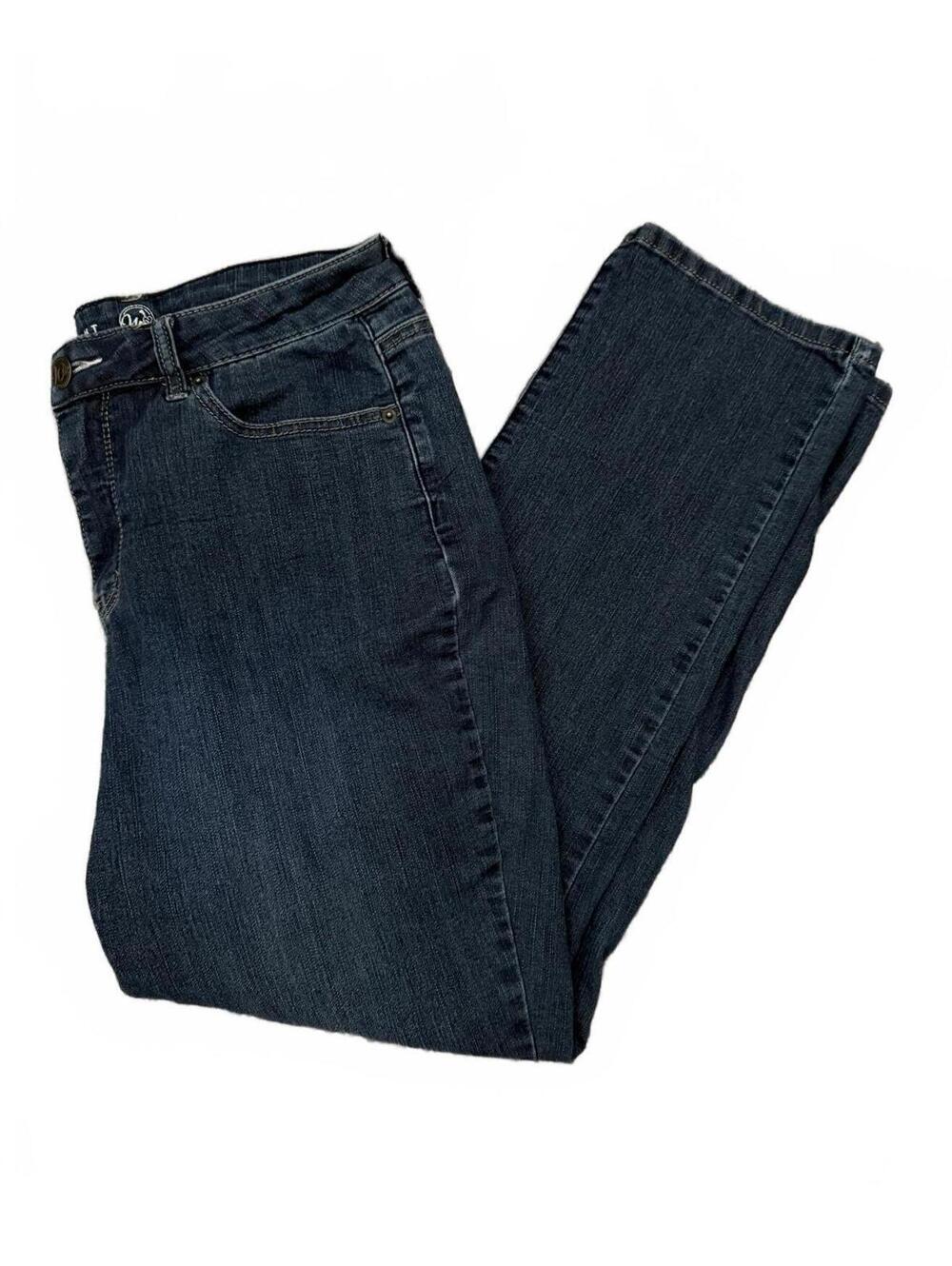 W62 Women's Denim Jeans Size 8S Short Classic Fit Straight Leg Streetwear Casual